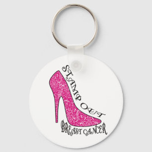Stamp Out Breast Cancer Key Ring