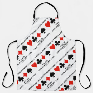 Stamp Out Irregularities Follow Convention Card Apron