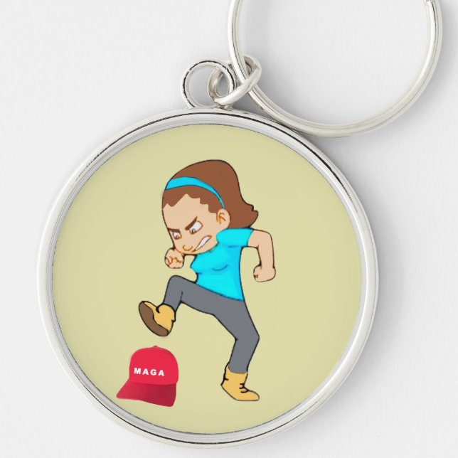 Stamp Out MAGA Keychain (Front)