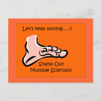 Stamp Out MS postcard