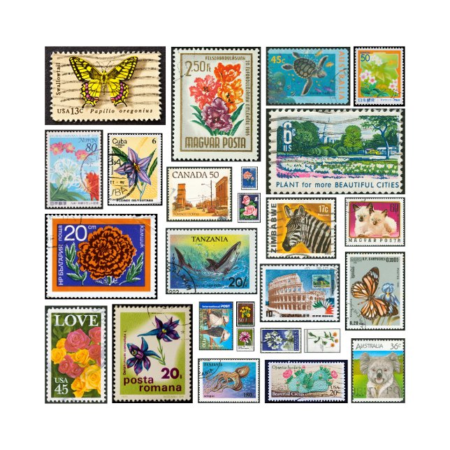 Stamp Patches Tote Bag (Creator Uploaded)