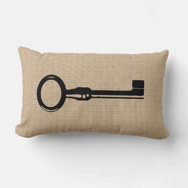 Stamp Style Key Pillow (Front)