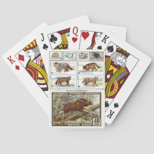 "Stamped" Playing Cards