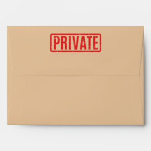 Stamped Private Envelope