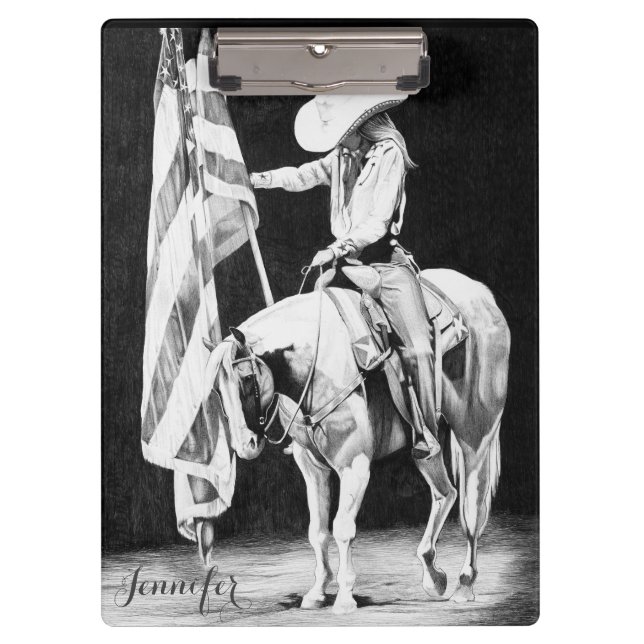 Stampede Prayers (ballpoint) Clipboard (Front)