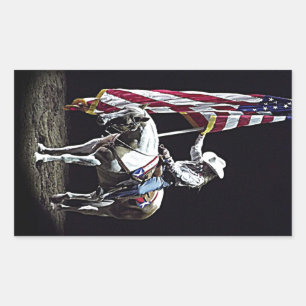 Stampede Prayers Rectangular Sticker