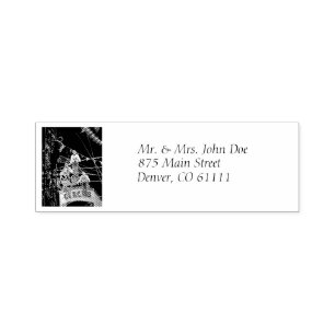 Stamping or Handwriting Your Return Address Self-inking Stamp