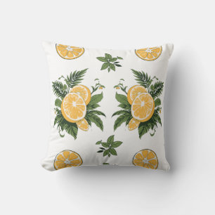 Stamping pattern lemon Lima Cushion