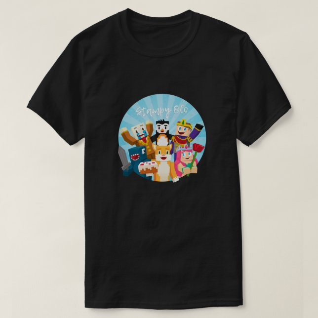 Stampy Cat and His Friends Essential T-Shirt (Design Front)