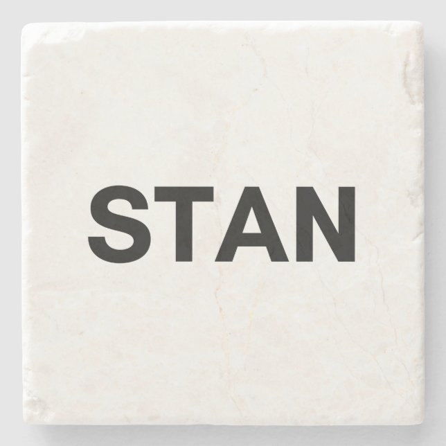 stan stone coaster (Front)