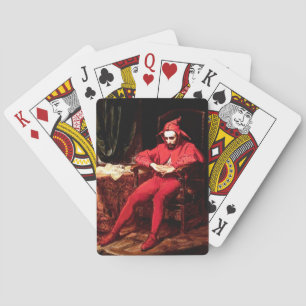 Stanczyk painting by Polish artist Jan Matejko Playing Cards