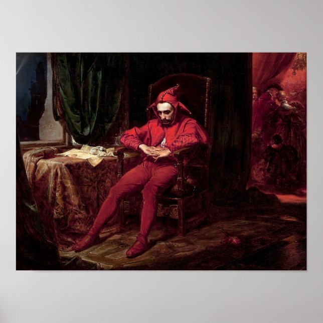 Stanczyk painting by Polish artist Jan Matejko Poster (Front)