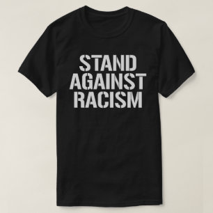 Stand Against Racism Classic Round Sticker T-Shirt