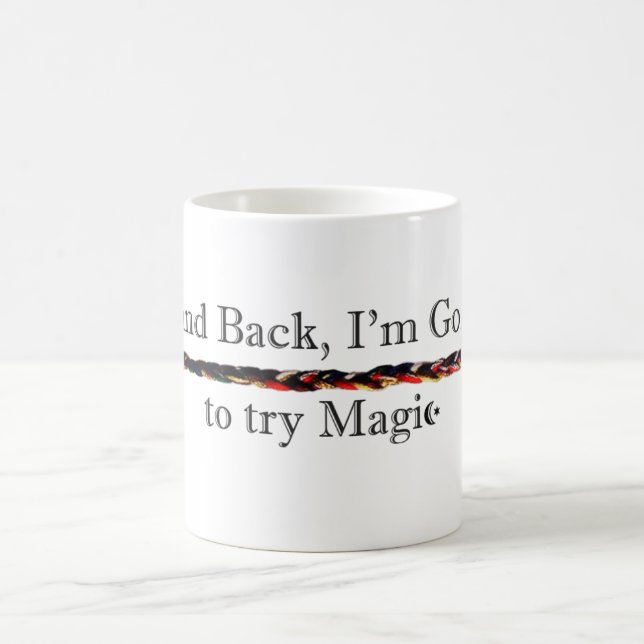 Stand Back Magic with cords Mug (Center)