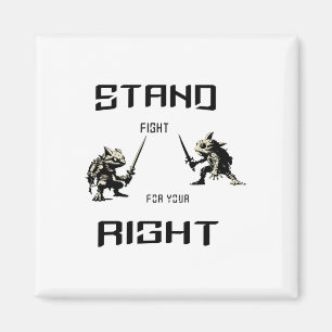 Stand Fight For Your Right Sticker  Magnet