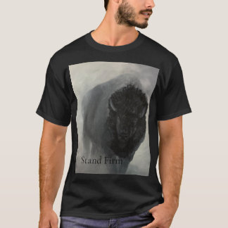 Stand Firm Bison Inspirational T-Shirt