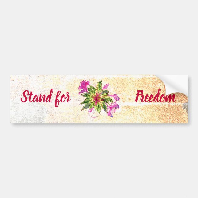 Stand for Freedom Balsam Bouquet Bumper Sticker (Front)