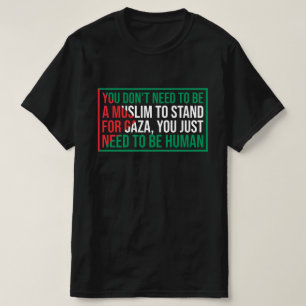 Stand For Gaza Palestine Flag T-Shirt
