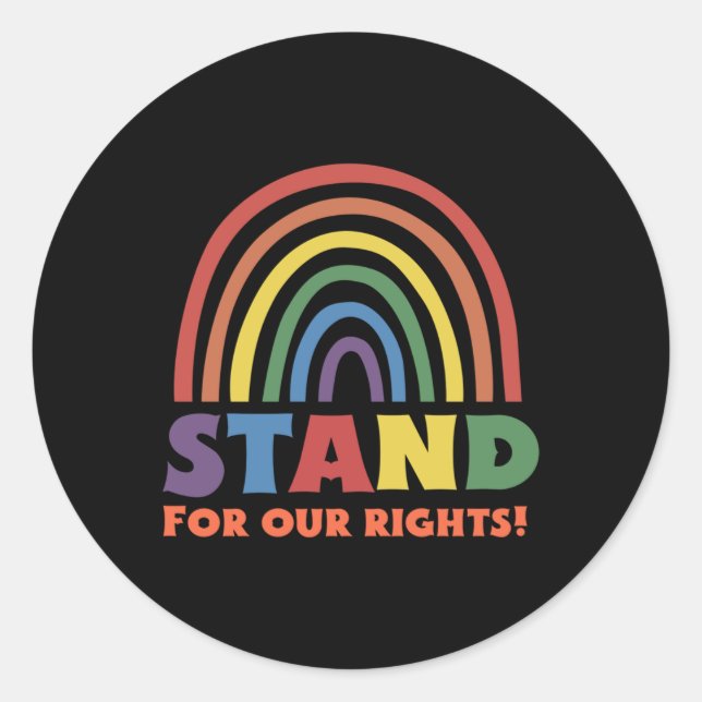 Stand For Our Rights Sticker  (Front)