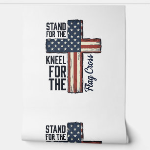 Stand for the Flag Kneel for the Cross Shirt Desig Wallpaper