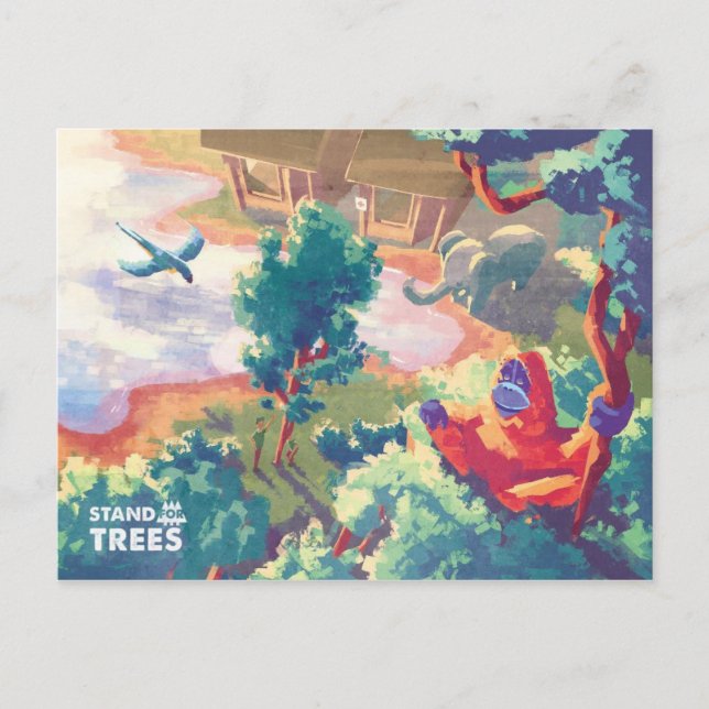 Stand For Trees Postcard (Front)
