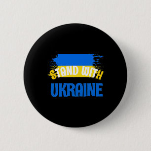 Stand For Ukraine Pin - I Support Ukrainian Nation