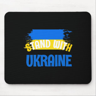 Stand For Ukraine Pin - I Support Ukrainian Nation Mouse Pad