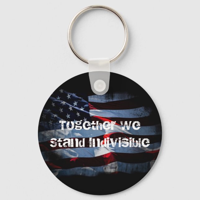 Stand Indivisible Key Ring (Front)