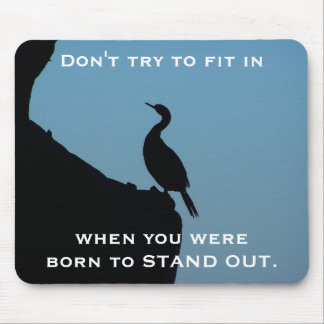 Stand Out Cormorant Mouse Pad