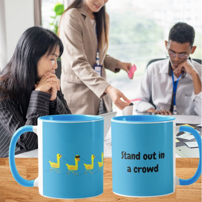 Stand out Cute Motivational Ducks Mug (Creator Uploaded)