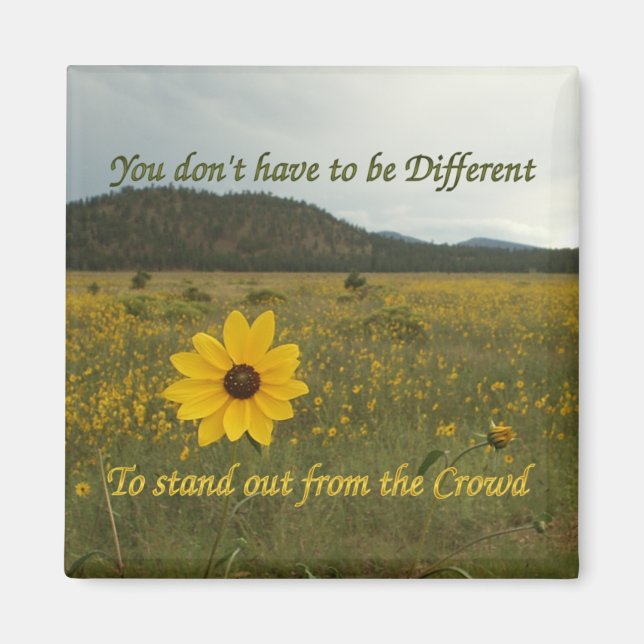 Stand Out from the Crowd Magnet (Front)