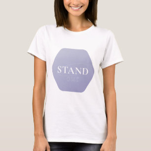 Stand out Quote retro typography geometric Quote T-Shirt
