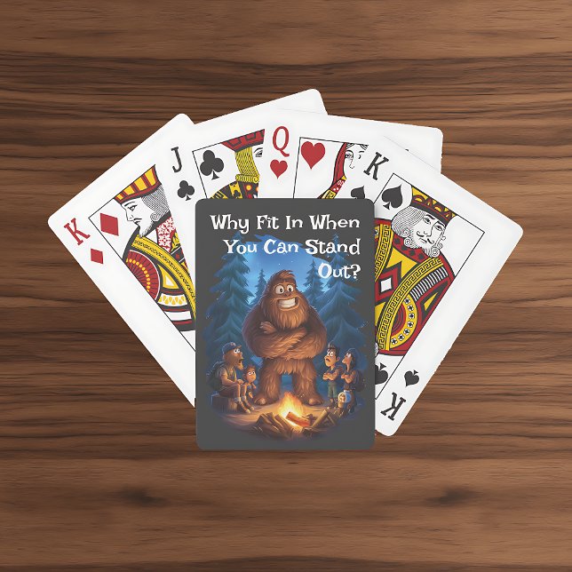 Stand Out Sasquatch Playing Cards (Creator Uploaded)