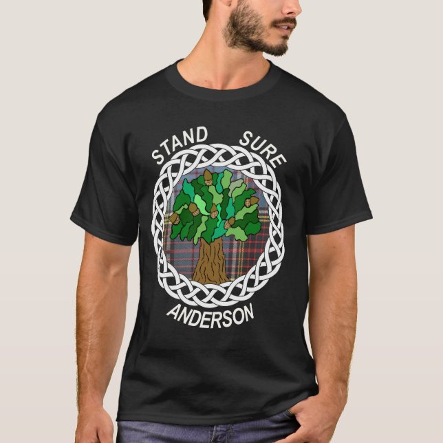 stand sure clan Anderson T-Shirt (Front)