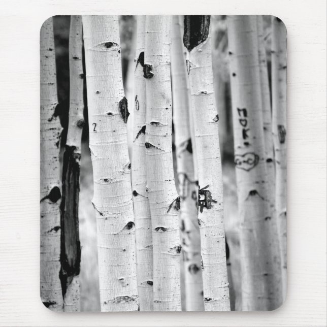 stand tall Aspen's Mouse Pad (Front)