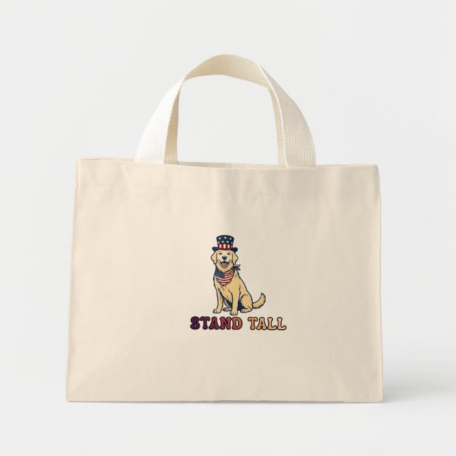 STAND TALL MINI TOTE BAG (Front)
