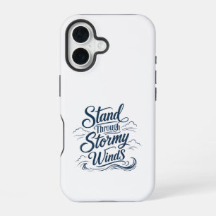 Stand Through Stormy Winds Nautical iPhone16 Case