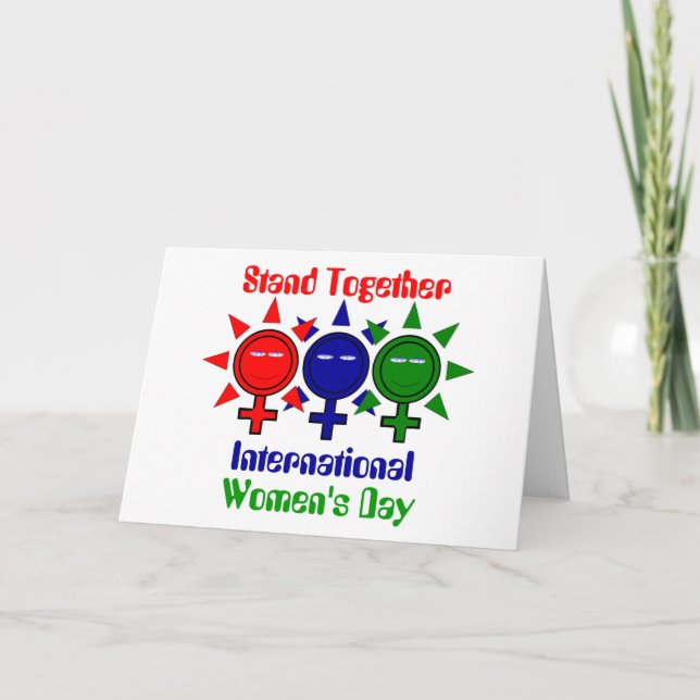Stand Together International Women’s Day Card (Front)