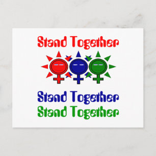Stand Together International Women’s Day Postcard