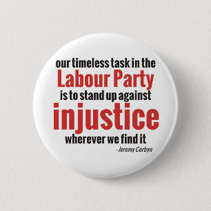 Stand up Against Injustice 6 Cm Round Badge
