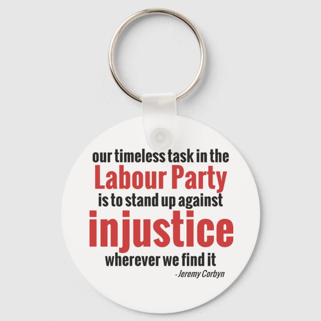 Stand up Against Injustice Key Ring (Front)