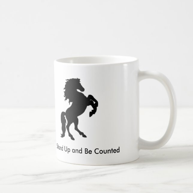 Stand up and be Counted Coffee Mug (Right)