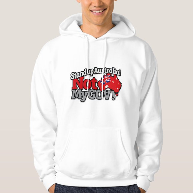 Stand up Australia! Hoodie (Front)