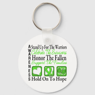 Stand Up Celebrate Honour Non-Hodgkins Lymphoma Key Ring