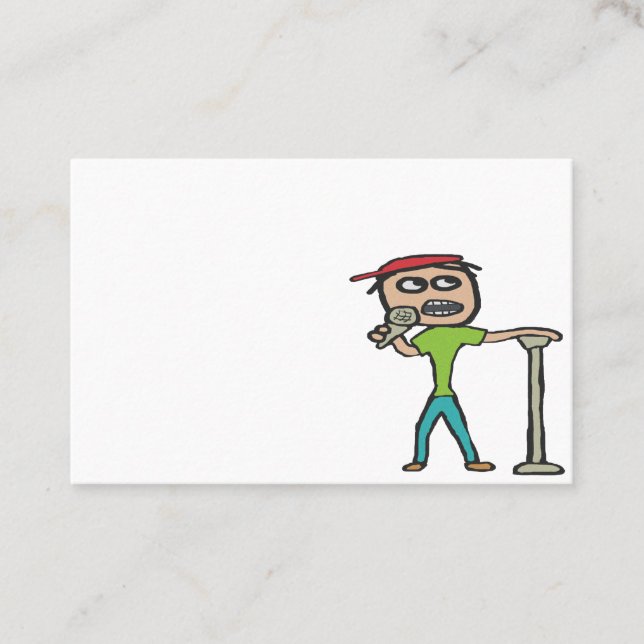 Stand Up Comedy Business Card (Front)