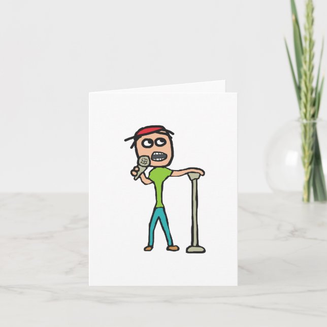 Stand Up Comedy Card (Front)