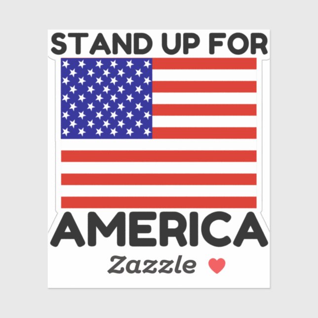 Stand Up For America Flag (Sheet)