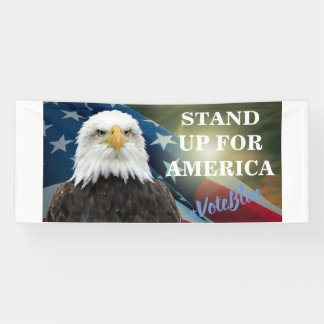STAND UP FOR AMERICA  #VoteBlue Banner