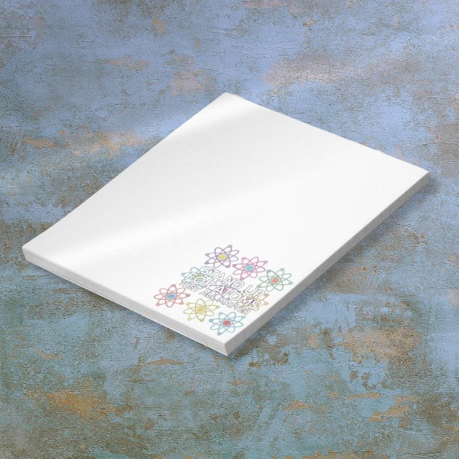 STAND UP FOR ATOMS Fun Science Notepad (STAND UP FOR ATOMS Fun Science Notepad)