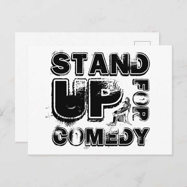 Stand Up For Comedy, Jester Postcard (Front/Back)